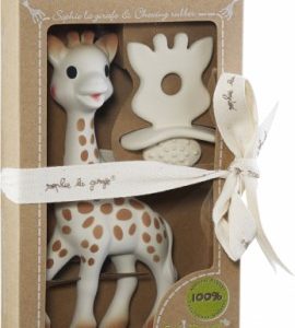 VULLI Set Sophie So Pure + Jucarie Cauciuc Dentitie, x1buc