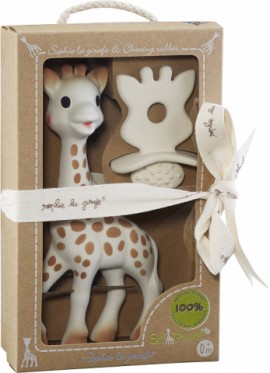 VULLI Set Sophie So Pure + Jucarie Cauciuc Dentitie, x1buc