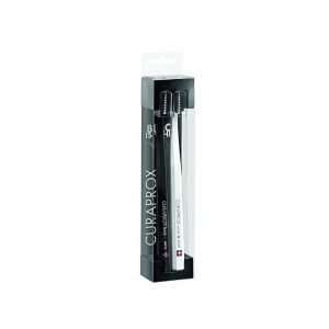 CURAPROX Periuta de Dinti 5460 White/Black Ultra Soft, 2 bucati