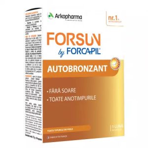 Forcapil Forsun Autobronzant, x30 capsule, Arkopharma