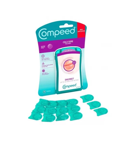 Plasturi Tratament pentru Herpes, 15 Plasturi, Compeed
