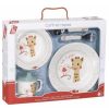 set-pentru-masa-melamina-girafa-sophie-kiwi-cutie-cadou~1130 VULLI Set pentru Masa Melamina Kiwi, x1buc