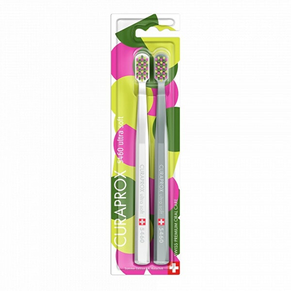 CURAPROX Periute de Dinti 5460 Duo Summer Edition 2023, Pack, 2 bucati
