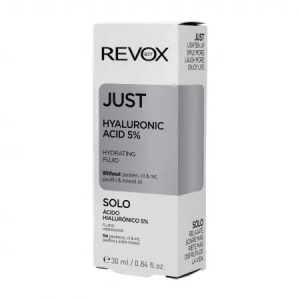 REVOX Just fluid hidratant cu acid hialuronic 5%, 30ml