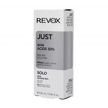 revox-just-solutie-peeling-aha-acids-30-30ml-o33712-farmacia-morpheus REVOX Just solutie peeling AHA acids 30%, 30ml