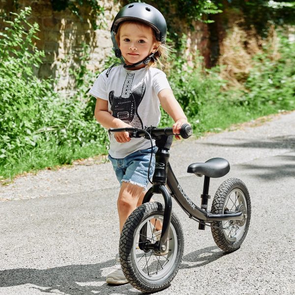 Bicicleta Fara Pedale Advanced Neagra, Hudora