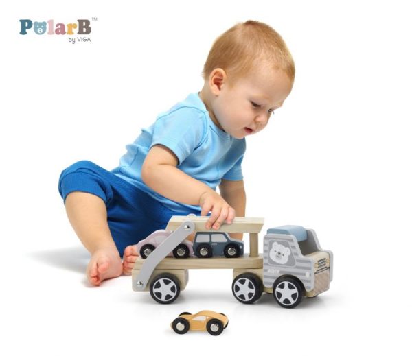 Camion Transportor cu 3 Masinute, Polar B