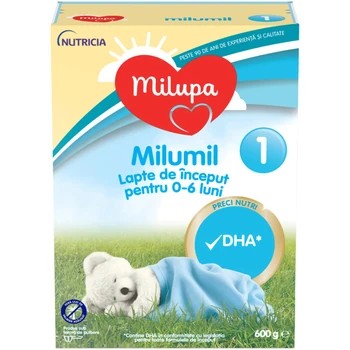 MILUPA Milumil 1, 0-6 Luni, 600 g