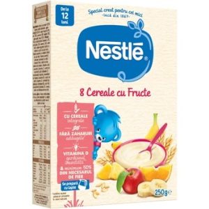 nestle-8-cereale-cu-fructe-12-luni-250-g-o05220-farmacia-morpheus NESTLE 8 Cereale cu Fructe +12 luni, 250 g