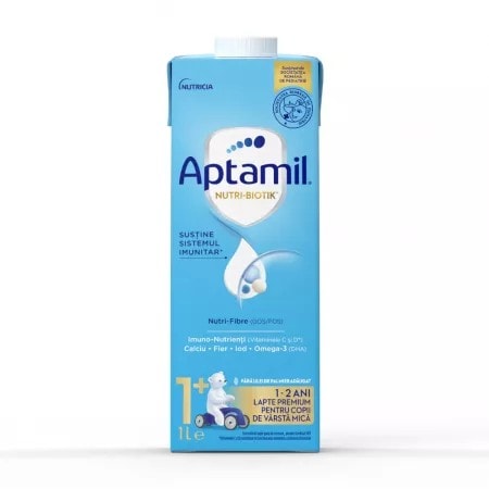 Aptamil  Nutri-Biotik Lichid 1+, 1 litru