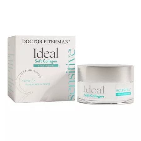 Ideal Sensitive Soft Collagen Gel-Crema 20+, x50ml, Fiterman Pharma