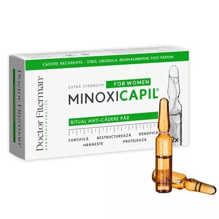 Minoxicapil Women, 12 fiole x 10 ml, Fiterman Pharma