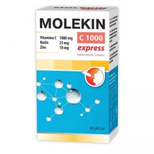 Molekin C 1000 Express, 20 plicuri, Zdrovit