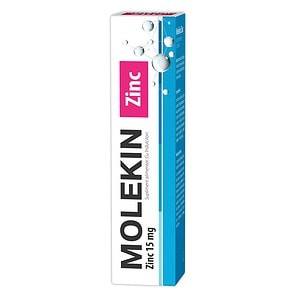 Molekin Zn 15mg, 20 comprimate efervescente, Zdrovit