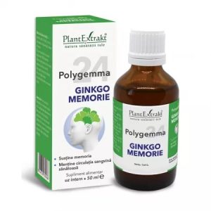 Polygemma 24 Ginkgo Memorie, 50 ml, Plant Extrakt