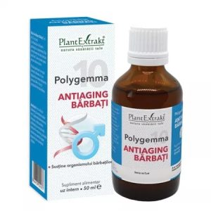 Polygemma Nr. 10 Antiaging Barbati 50+, 50 ml, Plant Extrakt
