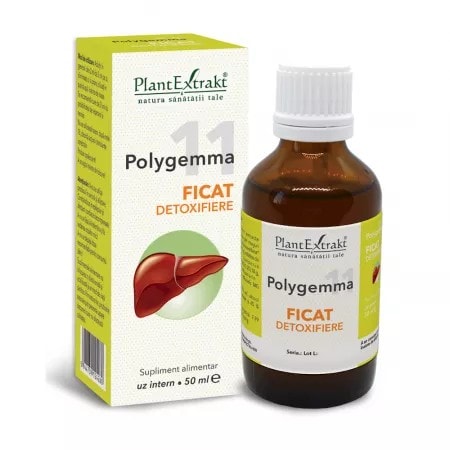 Polygemma Nr. 11 Ficat Detoxifiere, 50 ml, Plant Extrakt