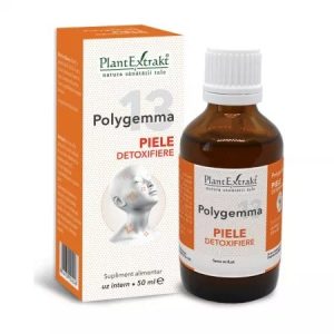 Polygemma Nr. 13 Piele Detoxifiere, 50 ml, Plant Extrakt
