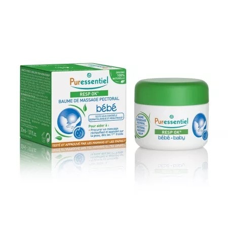 Puressentiel Resp OK Unguent de Masaj Pectoral Bebelusi, 30 ml
