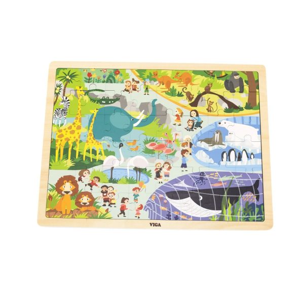 Puzzle 48 piese Zoo, Viga