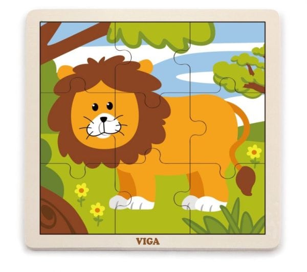 Puzzle 9 Piese Mari, Leu, Viga