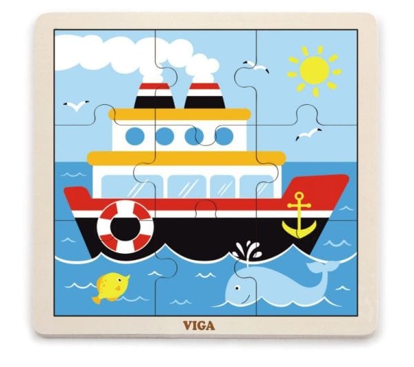 Puzzle 9 Piese Mari, Vapor, Viga