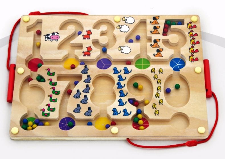 Puzzle Magnetic cu Bile in Labirint, Viga