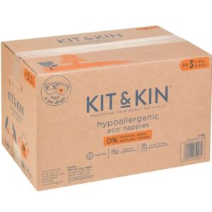 Scutece Hipoalergenice Eco, Marimea 3, 6-10 kg,128 buc, Kit&Kin