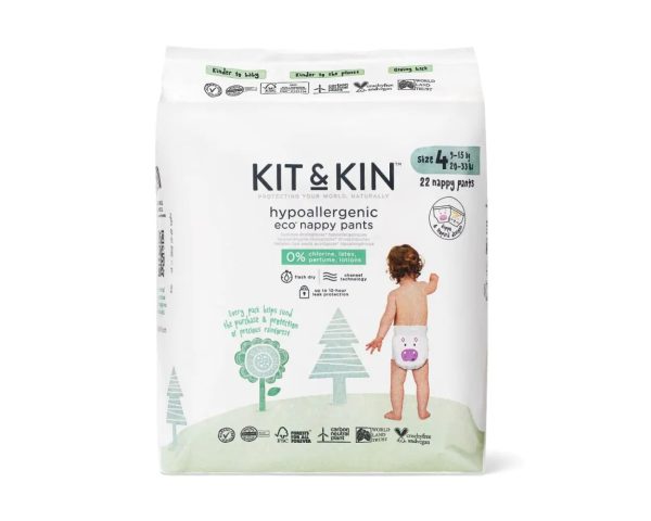 Scutece Hipoalergenice Eco, Marimea 4, 9-15 kg, 32buc, Kit&Kin