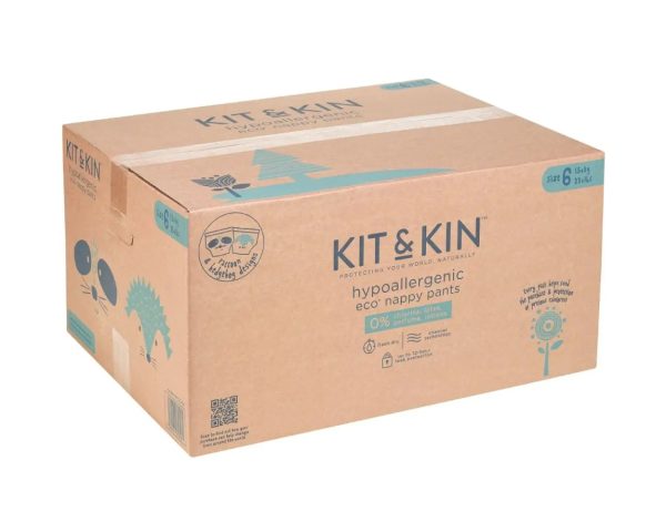 Scutece Hipoalergenice Eco, Marimea 6, 15 kg+, 96 buc, Kit&Kin