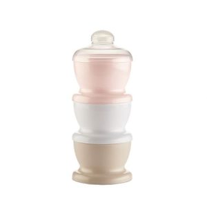 THERMOBABY Recipient 3 Compartimente Lapte Praf Powder Pink