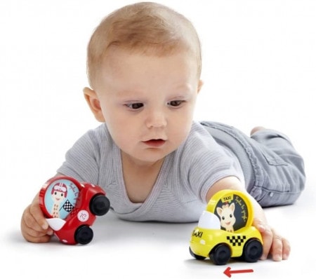 VULLI Set 2 Vehicule Girafa Sophie