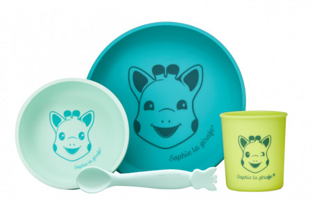 VULLI Set de Masa Silicon Girafa Sophie