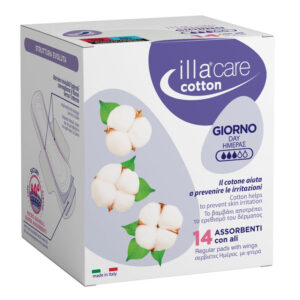 Absorbante de zi bumbac Illa Care, 14 bucăți