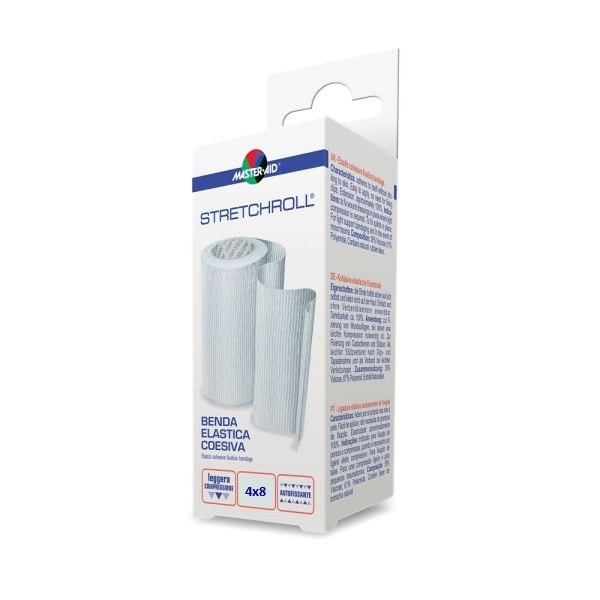 Fasa Autoadeziva Alba Stretchroll, 4mx8cm, Master Aid
