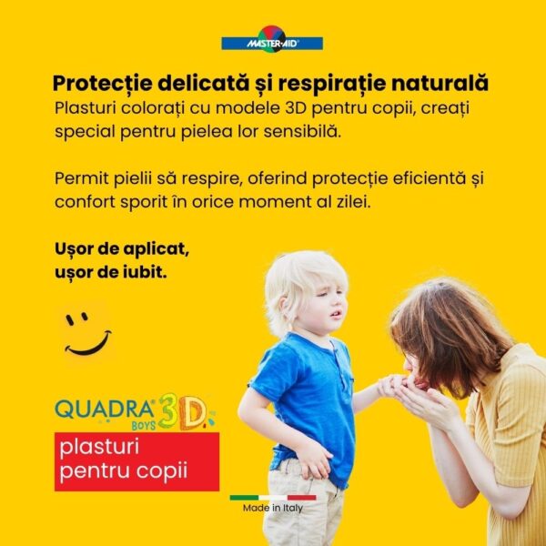 plasturi-copii-quadra-3d-boys-20-bucati-master-aid-O34383-farmacia-morpheus-1 Plasturi Copii Quadra 3D Boys, 20 Bucati, Master Aid