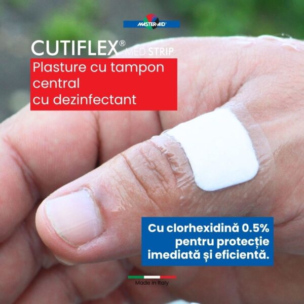 Plasturi Cutiflex Med Strip 4 Marimi, 20 Bucati, Master-Aid