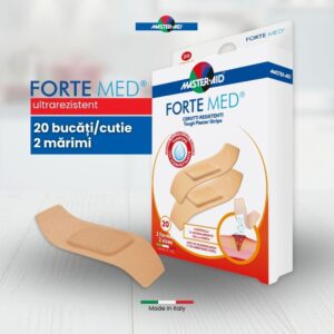 Plasturi Forte Med 2 Marimi, 20 Bucati, Master-Aid