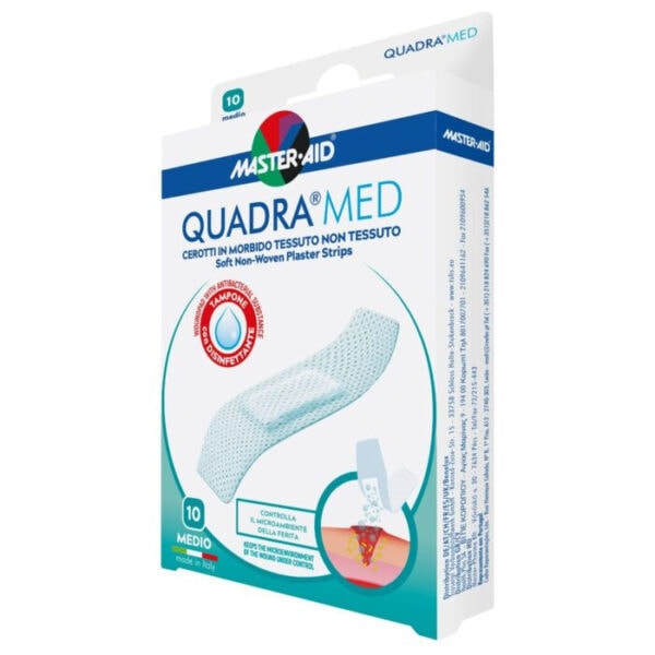 Plasturi Quadra Med Mediu, x10buc, Master Aid