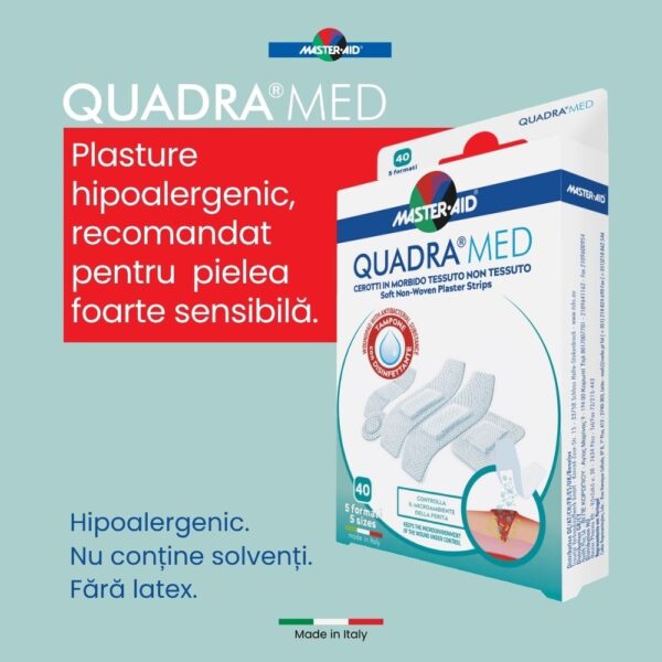 plasturi-quadra-med-5-marimi-40-bucati-master-aid-O34380-farmacia-morpheus Plasturi Quadra Med 5 Marimi, 40 Bucati, Master Aid