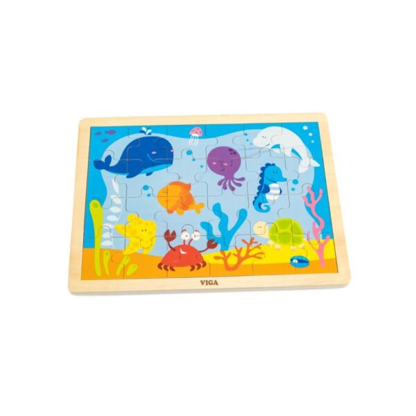 Puzzle Animale din Ocean, 24 piese, Viga