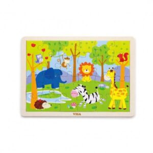 Puzzle Animale din Safari, Viga