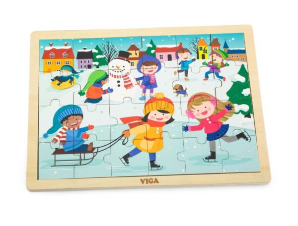 Puzzle Anotimpuri Iarna, Viga