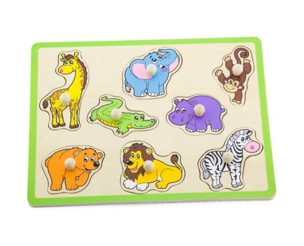 Puzzle cu Maner-Animale Salbatice, Viga