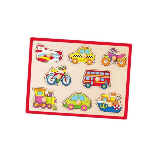 Puzzle cu Manere-Mijloace de Transport, Viga