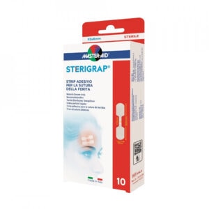 Plasture Steril Suturare Fata Sterigrap, 32x8mm, x10buc, Master Aid