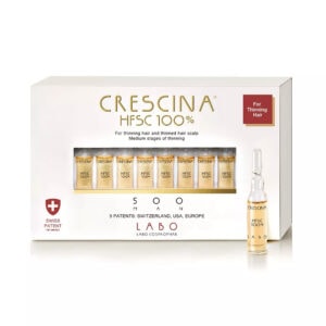 CRESCINA HFSC Transdermic 500 Barbati, 20 fiole, Labo Cosprofar Suisse