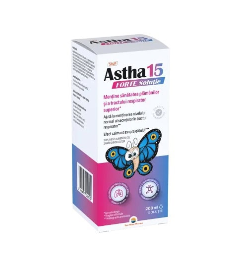 Sirop Astha 15 Forte, 200 ml, Sun Wave Pharma