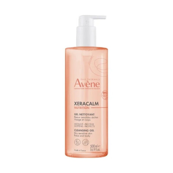 AVENE Xeracalm Nutrition Gel de Curatare, 500 ml