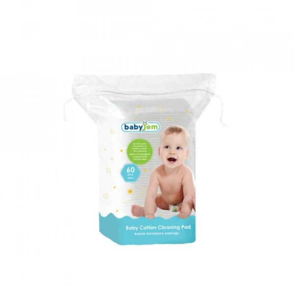 Dischete din Bumbac Cleaning Pad, 60 buc BabyJem